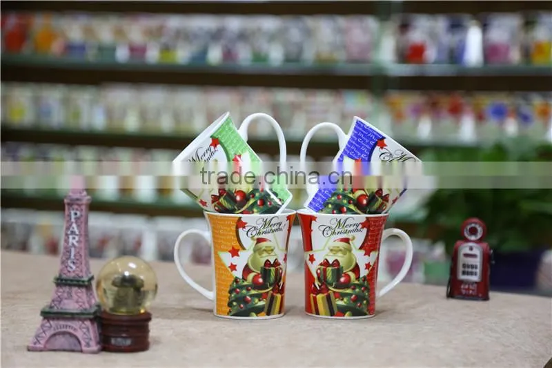Cheap 12oz walmart porcelain coffee mugs for christams