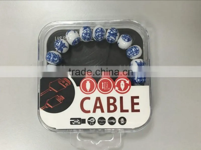 Creative USB Bracelet wrist Cable for Iphone&Android