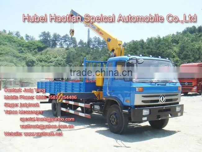 DONGFENG 145 truck mounted crane 5T
