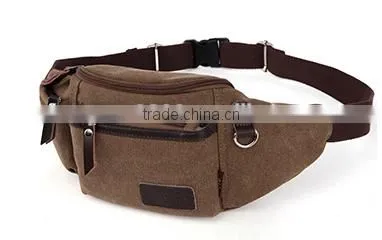canvas hunting travel sport pocket waist bag fanny pack Brand designer small shoulder messenger bag for men