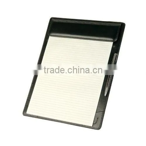 Meeting Clipboard Legal Size Leather Documents Notepad Holder with Pen Holder