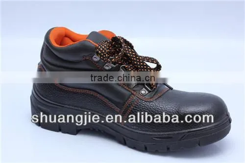 CE EN 20345 PU injected steel toe safety shoes 9091