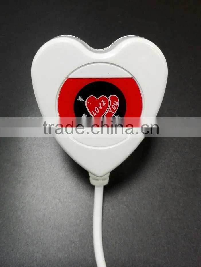 Loving heart mobile charger special for wholesale wall charger travel charger 600ma 1A