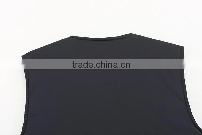 Best Quality Fashion Heating Leather elderly vest with high-tech electric heating clothing/elderly vest battery heated clothing/