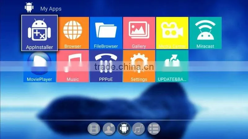 Big stock Bluetooth ki plus andriod tv box s905