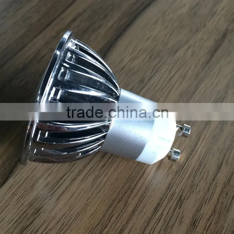 China Supplier 160Degree RoHS CE GU10 Aluminum Cover Spot LED 6W Indoor