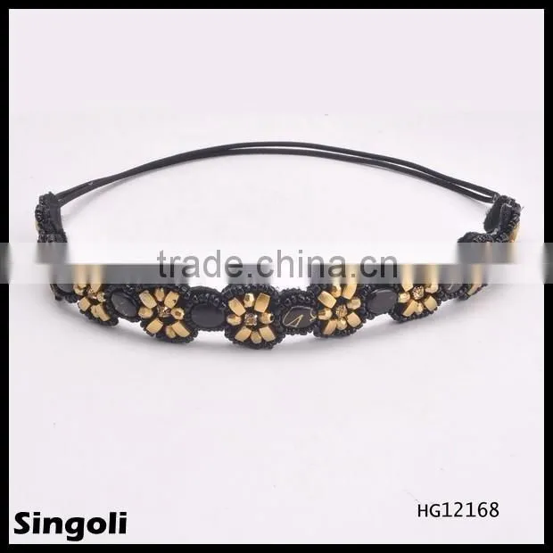 wholesale fashion new flexible snake chain headband in silver