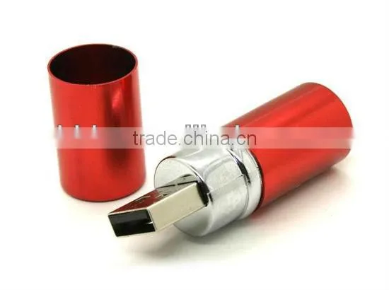 Lipstick usb drive,Metal usb flash drive, lipstick pendrive