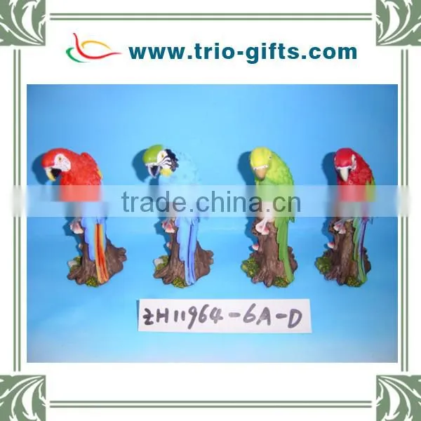 Polyresin parrot ,polyresin macaw