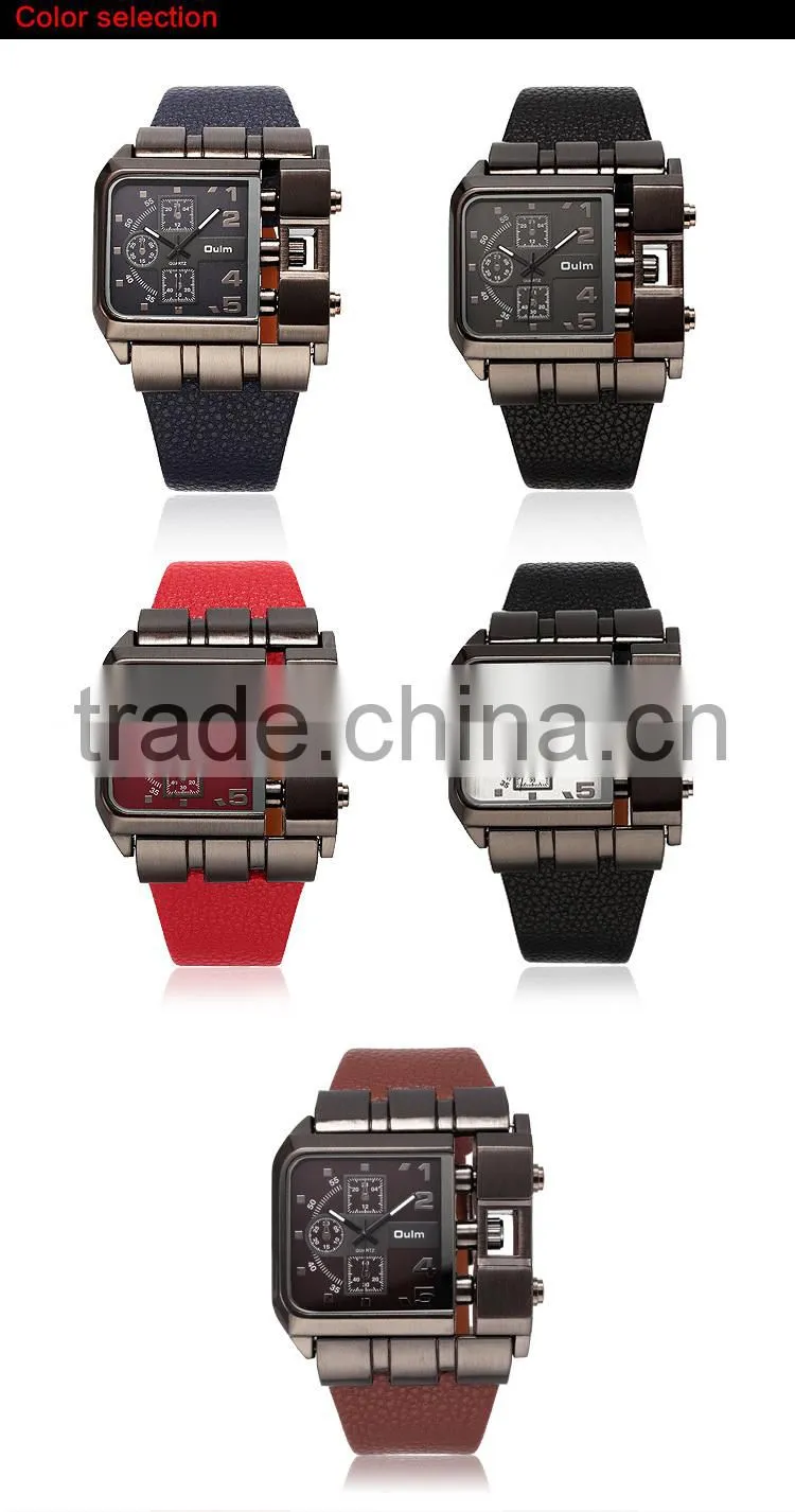 Oulm designer watch, big quartz watch, wrist watches in guangzhou