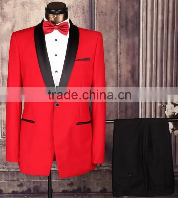 2016 new design fashion oem service wedding suit for man wholesale