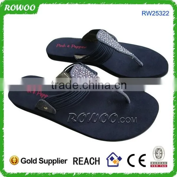 Fashion women leather upper sandals for summer