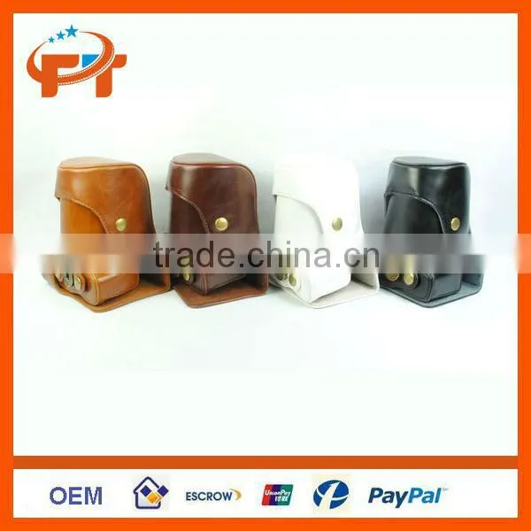 Pu leather camera bag camera case for GF6 14-42mm
