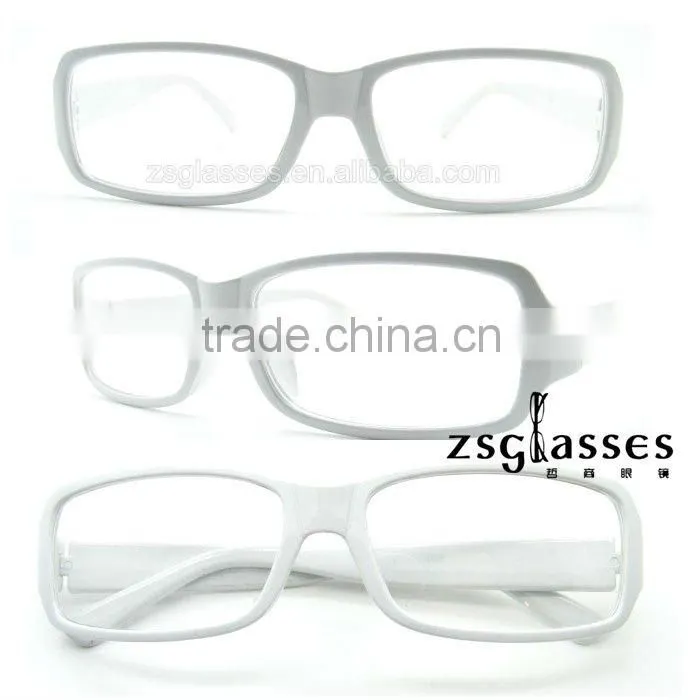 Cheap Promotion frame/reading glasses/china Factory Custom Spectacle frame printing logo white readind glasses bulk buy glasses