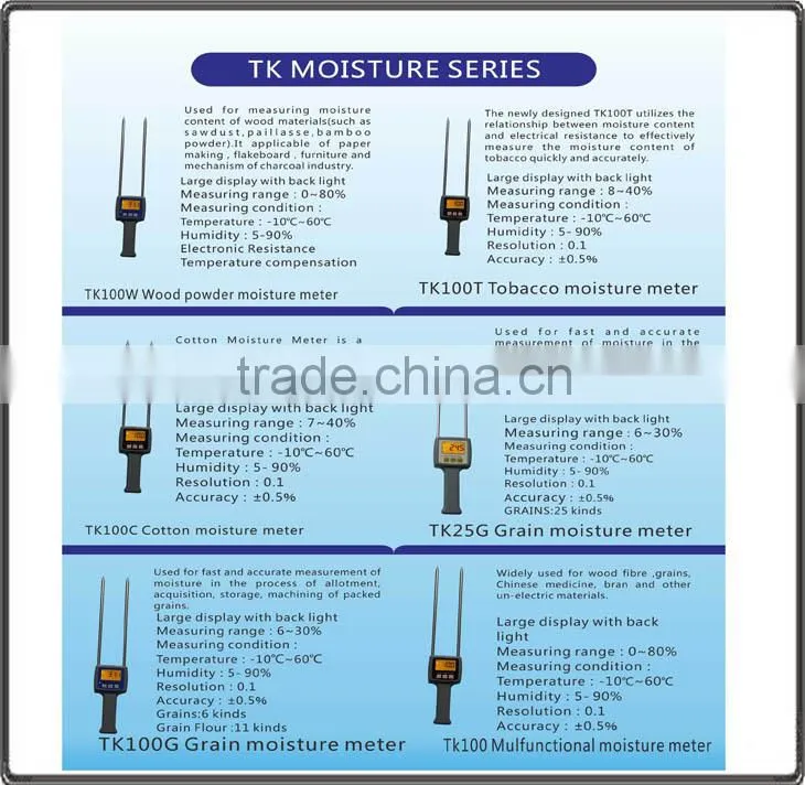 digital grain moisture tester seed moisture meter