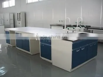 With reagent rack shelf dental lab table