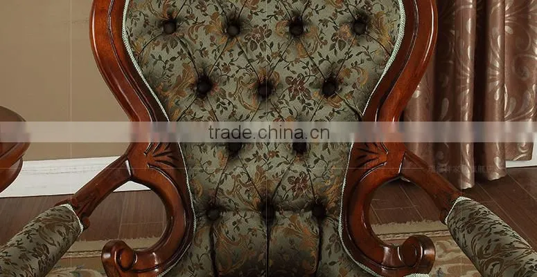 Classic style leisure chairs and table set for balcony and bedroom furniture W-205