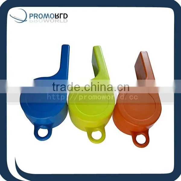 Football falt whistle Falt whistle with ring Cheap whistle flat