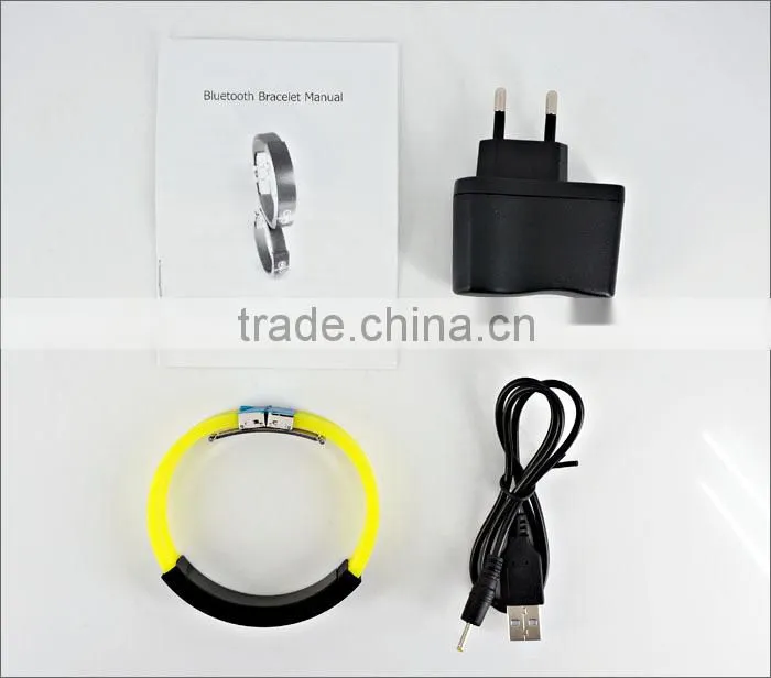 Hot Sell Silicone Bluetooth Bracelets Vibrating For Smart Phone WT-16