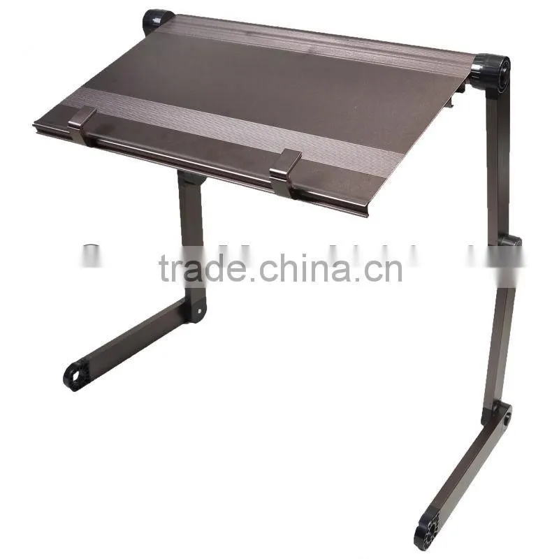 Angle Adjustable Foldable Laptop Notebook Desk Table Fans Stand Portable Bed Tray