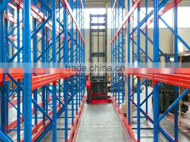 Q235 high tension pallet rack with small roads
