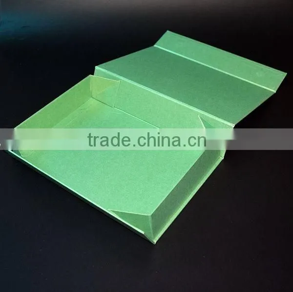 China supplier make one-piece collapsible box cardboard magnetic