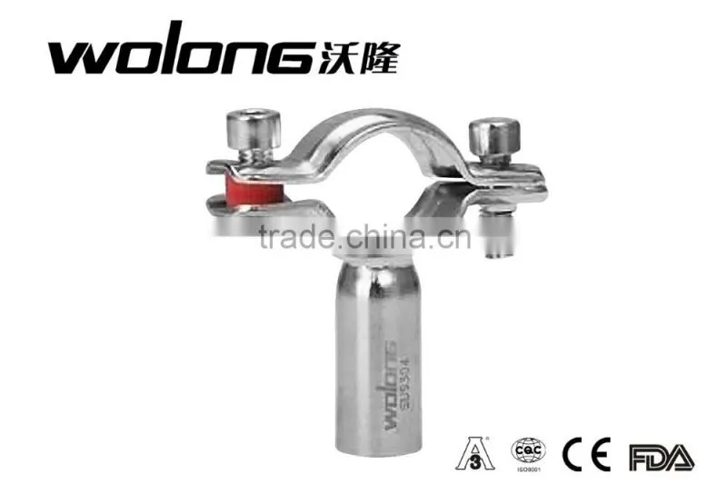 304 201 stainless steel pipe clamp pipe holder