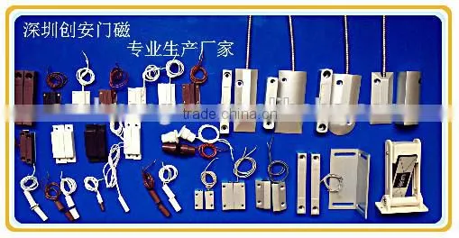Normally open Wired side-mounted shutter door sensor Magnetic Contact