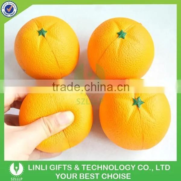Oem Logo Promotional Gift PU Stress Lemon
