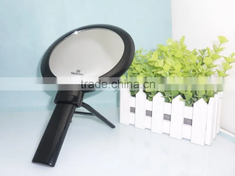 10x Handheld Makeup Mirror, Tabletop Hand makeup mirror,Black makeup hand mirror