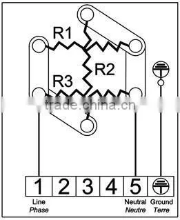 Type 9STJ, Full stainless steel immersion heater, without brazing