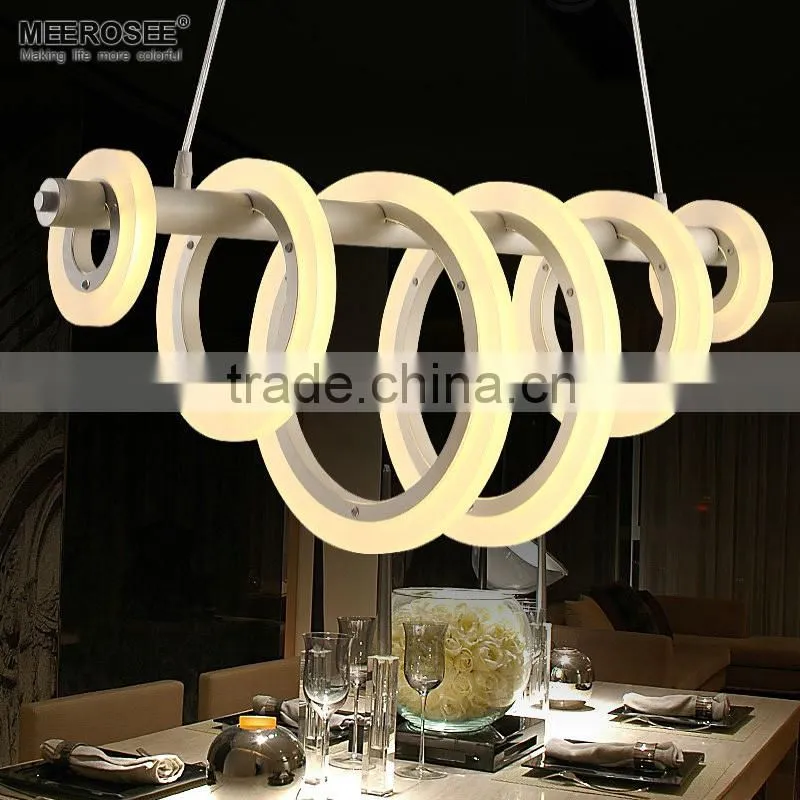 New Arrival LED 6-Ring Suspension Light Acrylic Circle Lamp MD83080