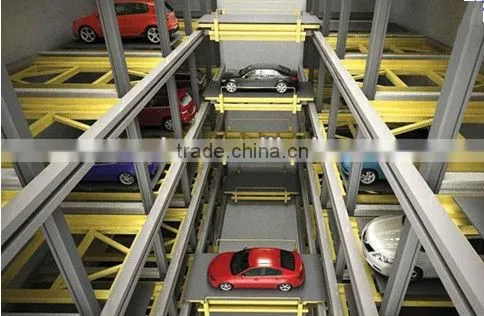Smart multi level car elevator parking system
