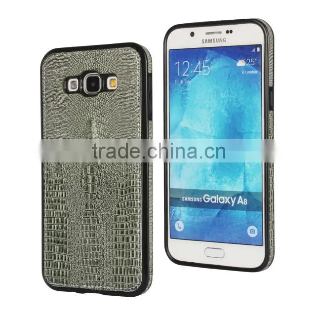 Personalized Custom Crocodile Skin Leather Case For Iphone 6s,Stereoscopic Design Mobile Phone Back Cover Leather Case