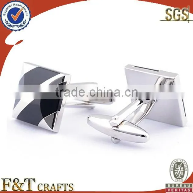 high grade silver custom cufflink
