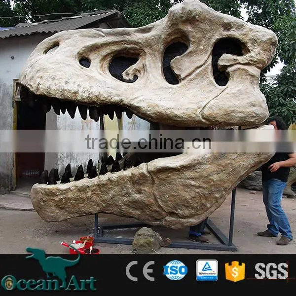 OAV3095 Life Size Dinosaur Fossil Head