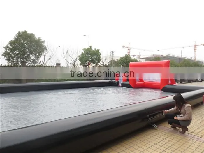 Large inflatable portable soccer field football equipment
