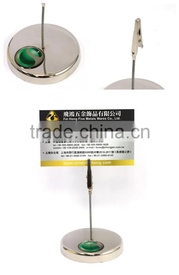 Promotional Cheap price metal memo clip for holding notes