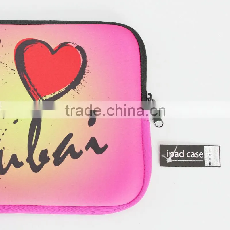 Waterproof neoprene laptop bag with zipper,pad case