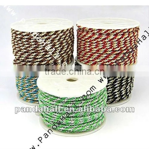 Glitter Organza Wired Christmas Decorative Ribbon(RS20mmY-S)