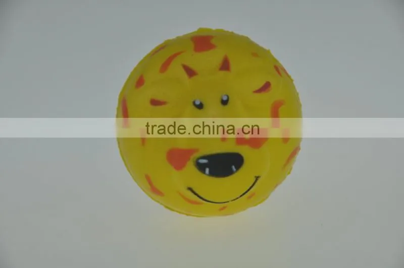 Promotional various cute PU stress animal ball toy