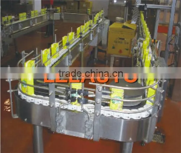 Plastic board slat chain conveyor