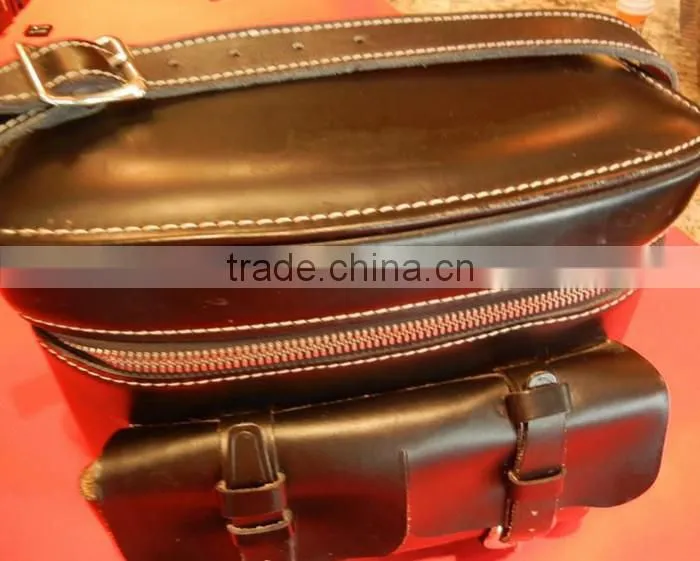2015 Factory competitive price fashion leather Camera Bag in Dongguan
