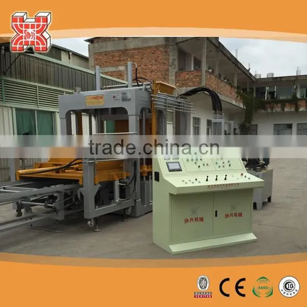 Automatic XQY10-50(QT10-15) concrete/cement block making machine by hydraulic pressure