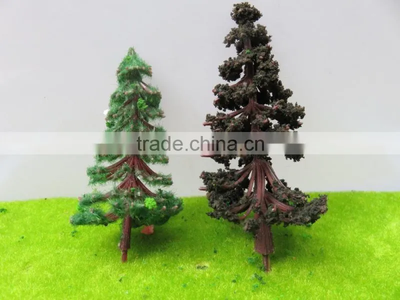 Scale plastic model tree, architecture model tree arm , miniature scale trees, building model tree for HO scale,MT-39