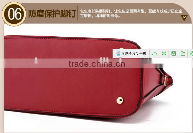 Factory price PU lady hand bag women leather shoulder bag
