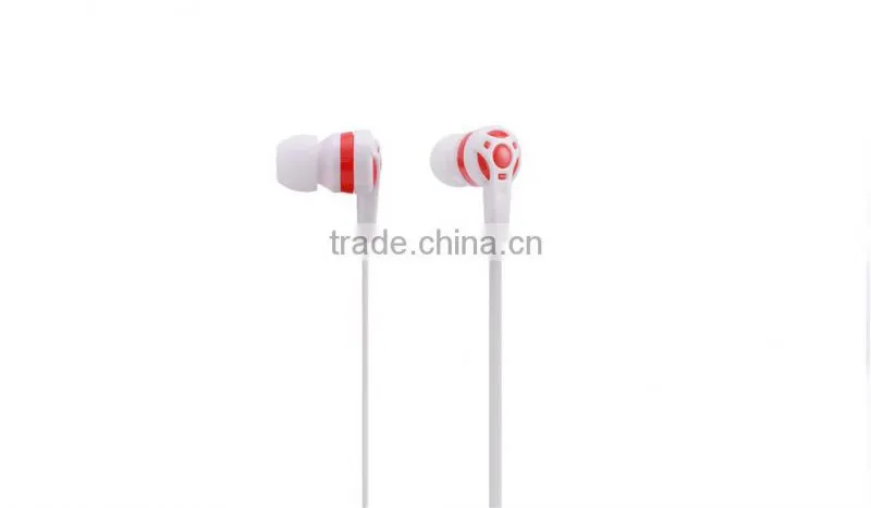 super bass stereo earphones in bulk/sports mp3 stereo headset hooks