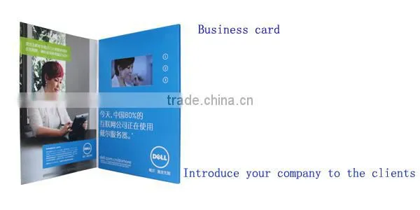 printed button play video brochures LCD, audio video card