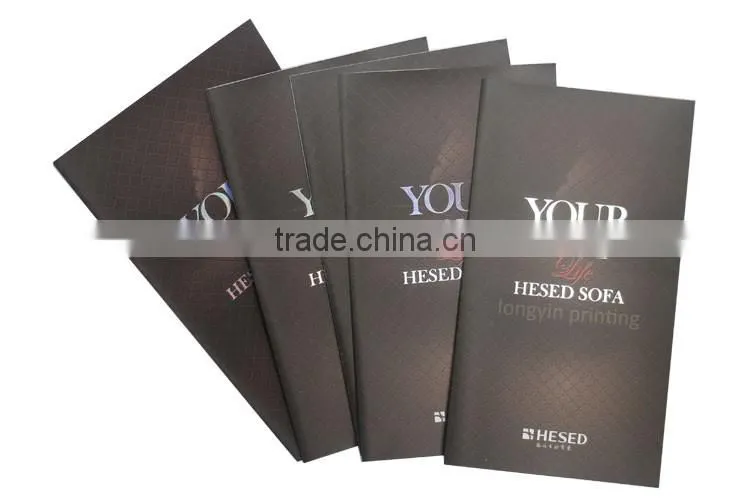 Glossy paper brochure, folder, leaflet, flyer printing in shenzhen