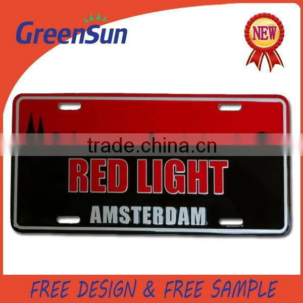 Wholesale Cheap Grade AAA metal tin license plate